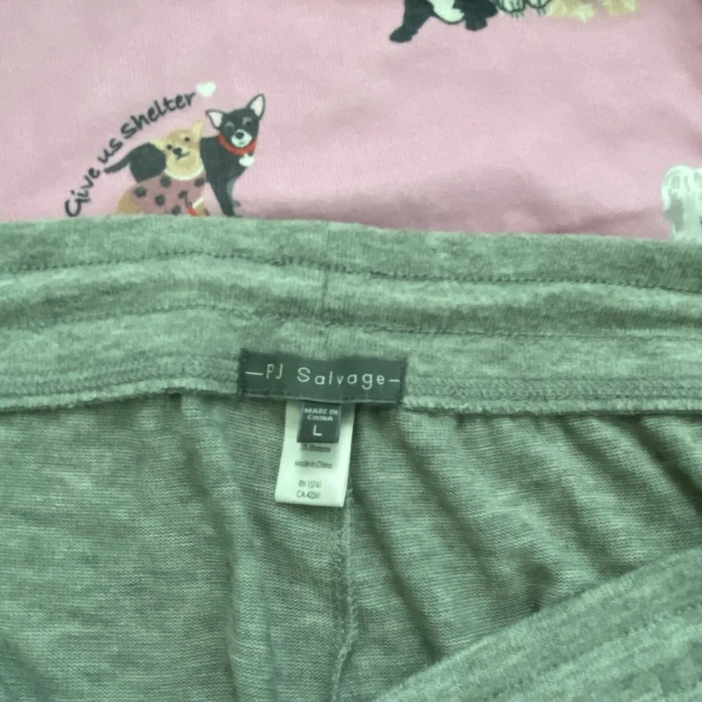 P.J. Salvage Mixed Pink and Gray Lounge Set - Picture 7 of 7